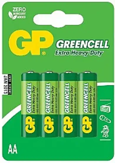 Akční Cena Baterie GP AA Greencell 1,5 V 4 Ks