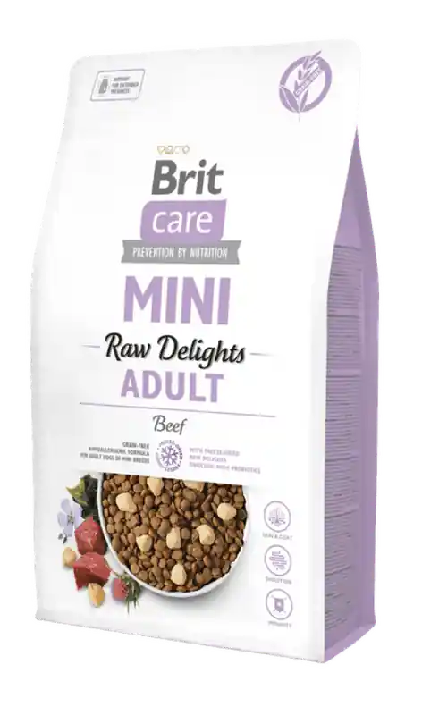 Akční Cena Brit Care Mini FD Raw Delights Beef 2 kg / exp. 2.4.26