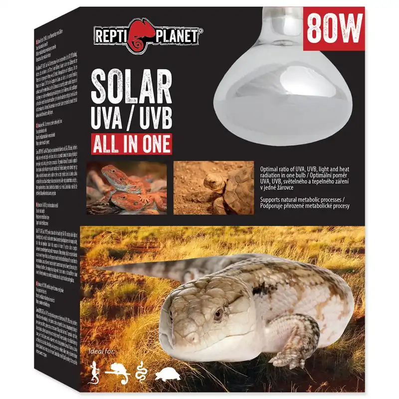 Žiarovka REPTI PLANET Solar UVA & UVB - Výkon 160 W Speciální Cena
