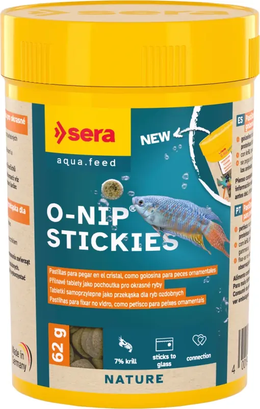 Značkový Sera O-nip Nature 62 g