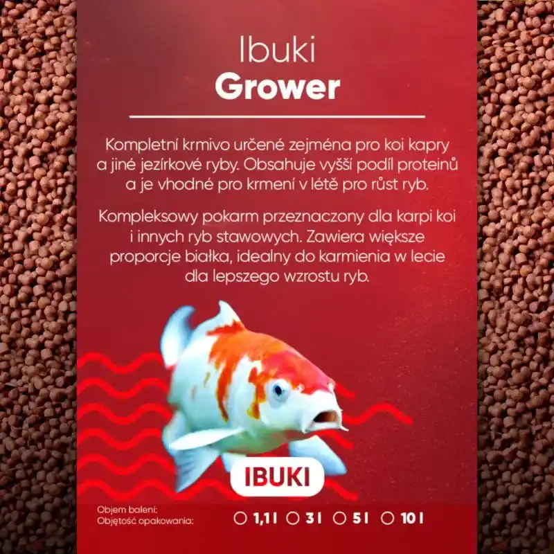 Zlevněný Ibuki Grower 3 mm 10 l (4400 g)