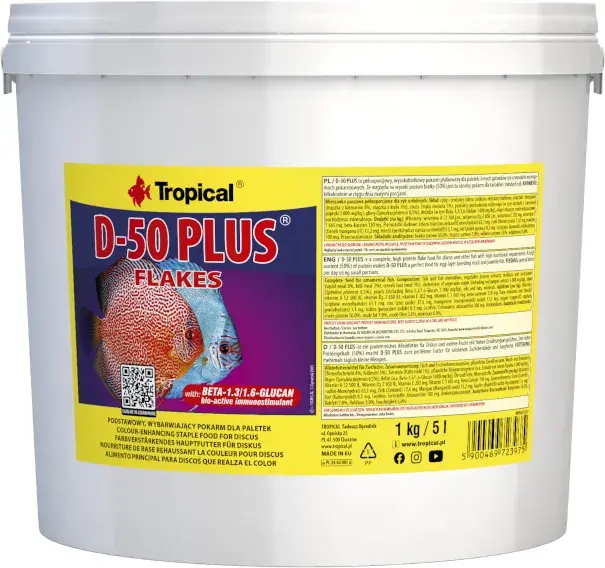 Akce Tropical Discus D 50 Plus 5 l / 1 kg