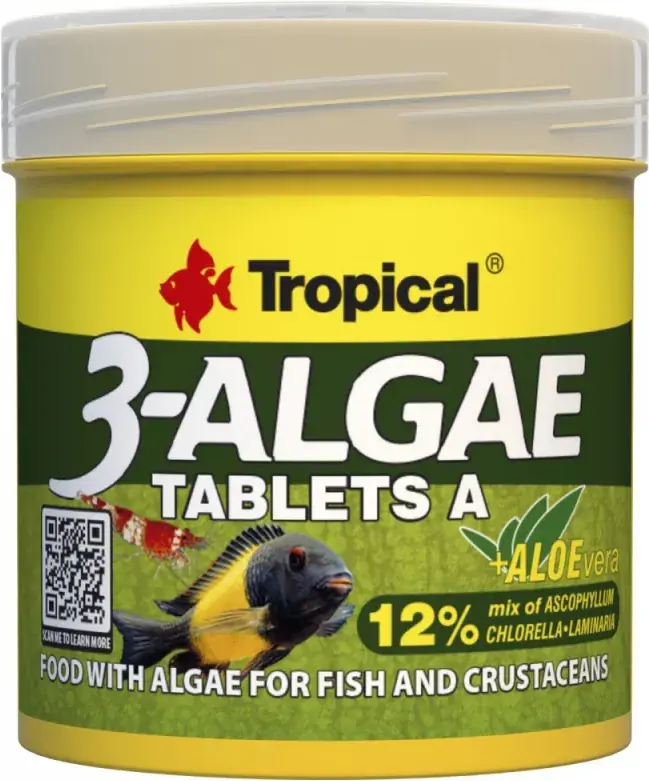 Zlevněný Tropical 3-Algae Tablets A 50 ml / 36 g cca 80 ks