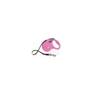 Vodítko FLEXI Classic New S pásek 5m/15kg růžová Cenově Výhodný