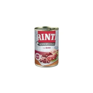 Rinti Dog Kennerfleisch konzerva kachní srdce 400g Sezónní Sleva