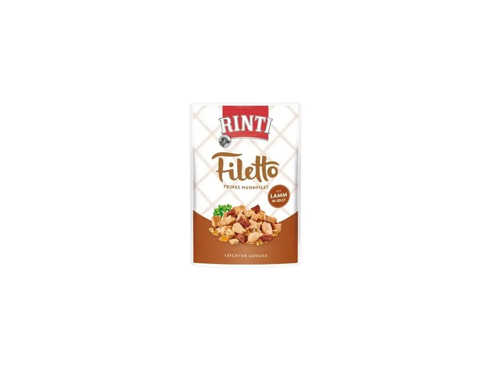 Pouze Dnes Rinti Dog Filetto kapsa kuře+jehně v želé 100g