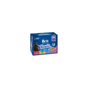 Brit Premium Cat kapsa Family Plate 1200g (12x100g) Zlevněný