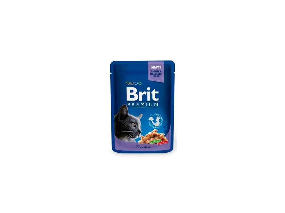 Brit Premium Cat kapsa with Cod Fish 100g Koupit Online