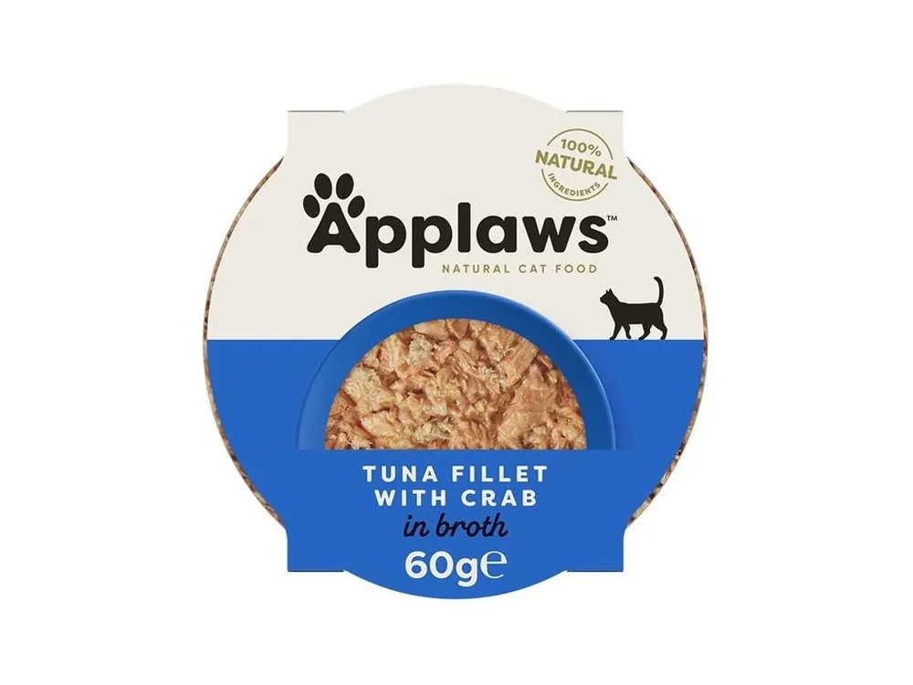 Akce Applaws Cat miska tuňákové filety a krab 60 g