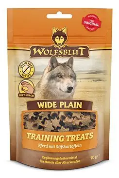 Značkový Wolfsblut Dog Training Treats Wide Plain 70g