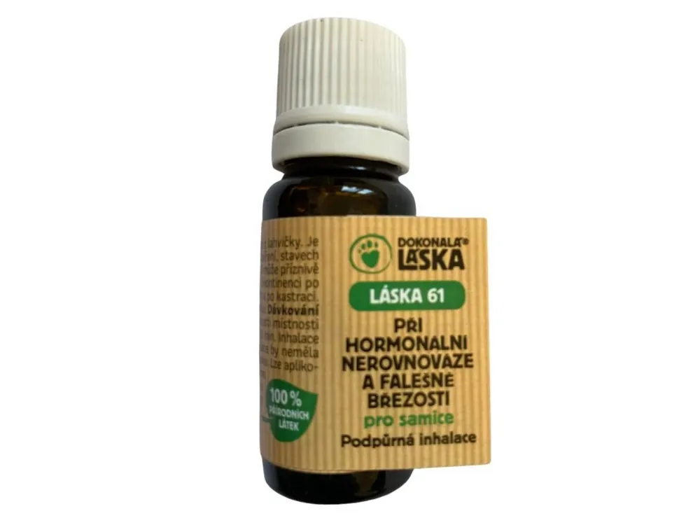 10 ml LÁSKA 61 Při hormonální nerovnováze a falešné březosti pro samice podpůrná inhalace Expresní Doručení