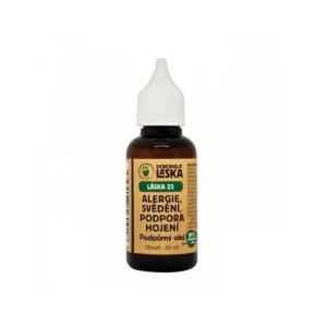 100 ml LÁSKA 23 Podpůrný olej alergie, svědění, podpora hojení Akce